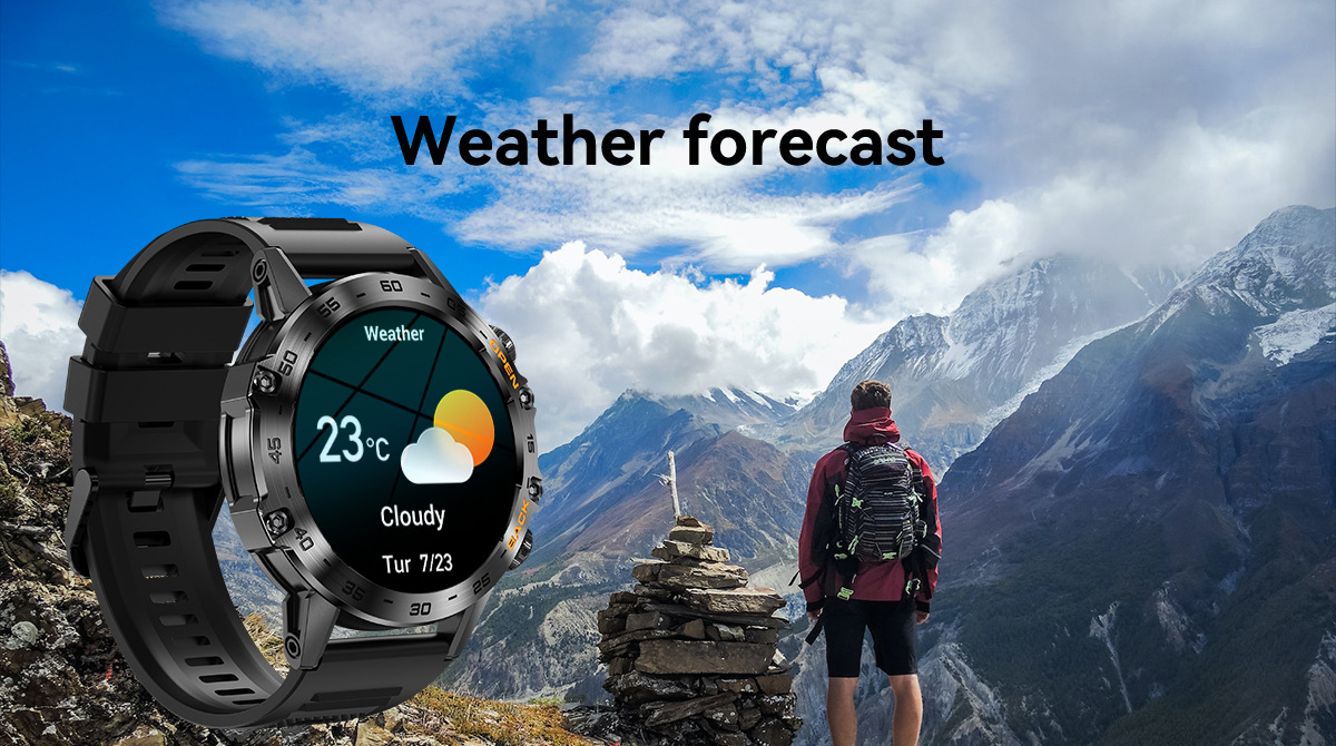 K52 Cross-border New Bluetooth call, over 100+ watch faces, sports mode, three-proof outdoor sports bracelet undefined