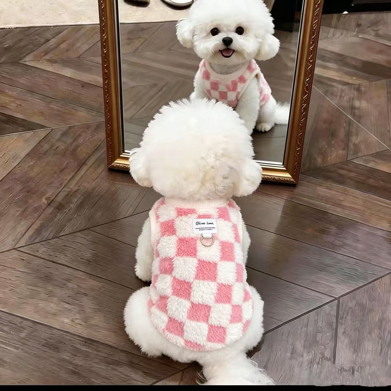 加绒秋冬款狗狗猫咪宠物衣服中小型犬小狗小猫泰迪柯基雪瑞纳冬装