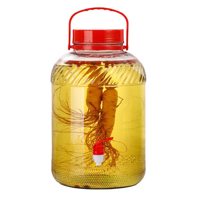 Entrega de una sola pieza envío gratuito botella de vidrio de vino sellado frasco de vidrio de cocina frasco de vino botella de vino