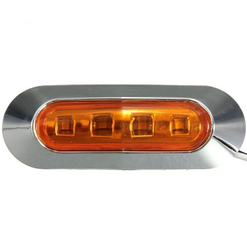 Cross-border 4LED truck side light 12V24V truck side light trailer large truck side waist light