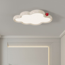 全光谱护眼2025卧室灯法式奶油风云朵氛围灯中古奶豆儿童房吸顶灯