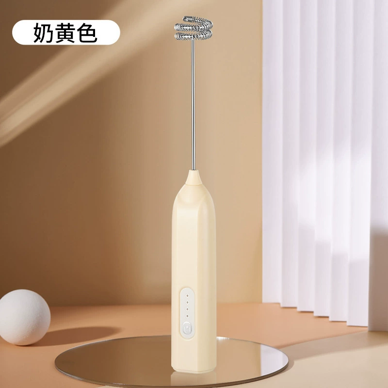 Milk frother coffee frother egg beater household electric motor milk stirrer double reed machine milk tea