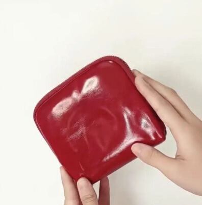 鹿师傅明星同款轻奢高级感手工油蜡皮珠宝项链手串简约精致首饰包|undefined