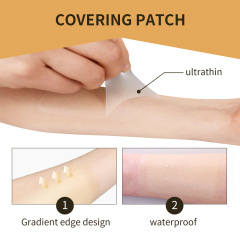 Jaysuing Invisible Concealer Patch for Skin Tattoos and Scars - Concealing, Camouflaging, Invisible, Waterproof, Skin-Tone Concealing Patch