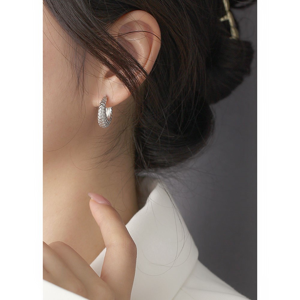 7g Weight 0.03µm Gold Plating Thickness Fashion Irregular Sterling Silver Earrings Plating 925 Silver Earrings