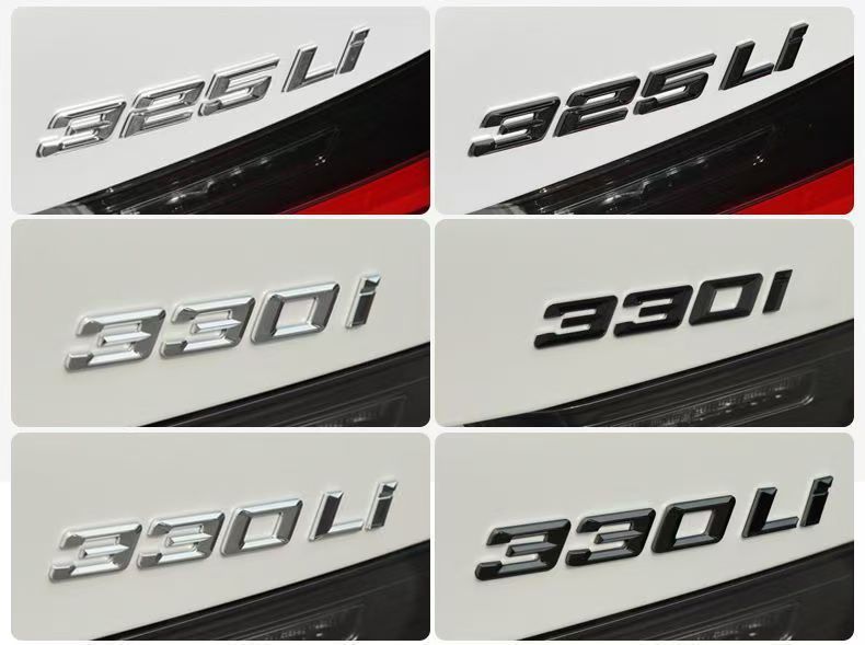 Suitable for BMW 420i car stickers, 425i lettering, 428i rear emblem, 430i displacement badge, and 440i car emblem modifications