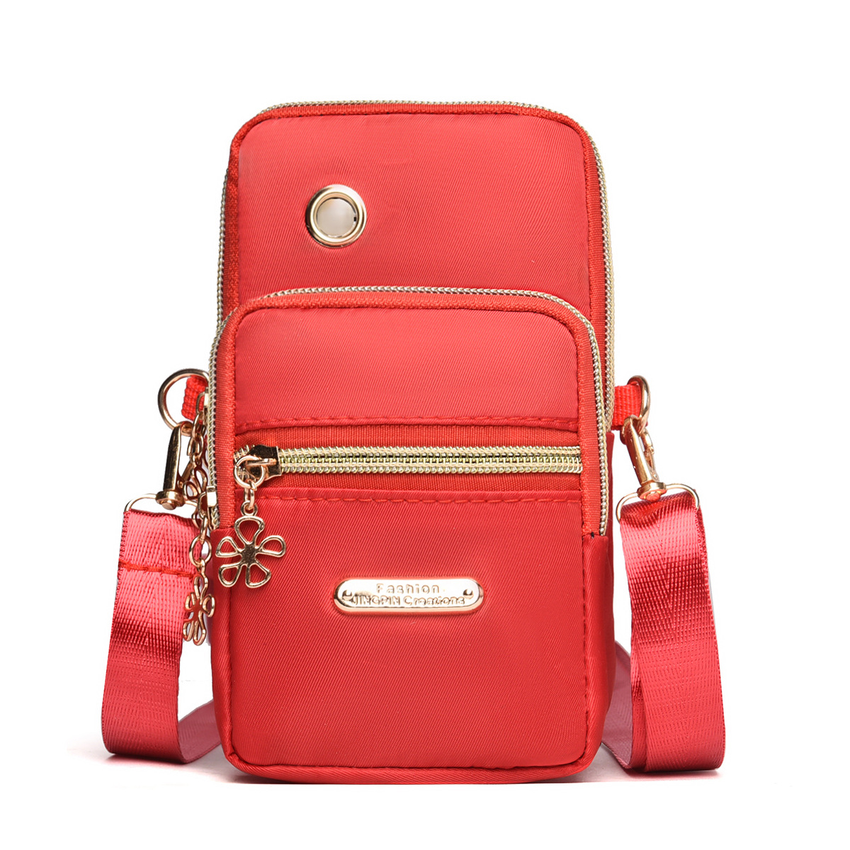 가로 지퍼 레드