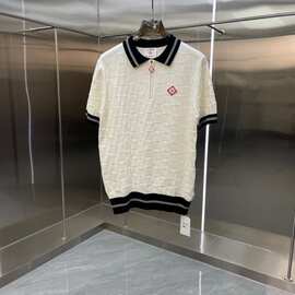男装跨境平替欧美潮流秋冬新款 Ca针织衫毛衣casa衬衫polo衫带领