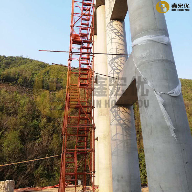 鑫宏优箱式桥墩Z字爬梯厂家直供现货现发资质正规齐全质量可靠
