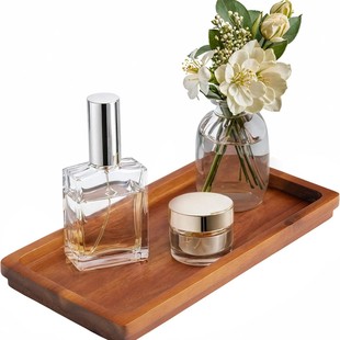 Household Rectangular Cosmetics and Stationery Storage Tray Kitchen Spice Tray Bedside Mobile Phone Data Cable Tray