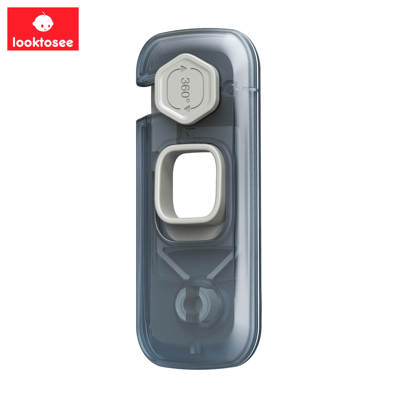 Espacio azul transparente (cerradura del refrigerador) cerradura de la puerta del gabinete