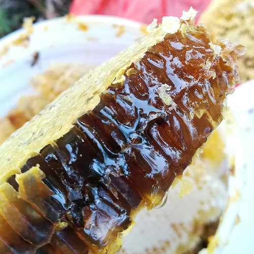 Wooden barrel soil honey Yunnan deep mountain soil honey hundreds of flowers honey direct supply from the origin one piece with drop shipping wholesale