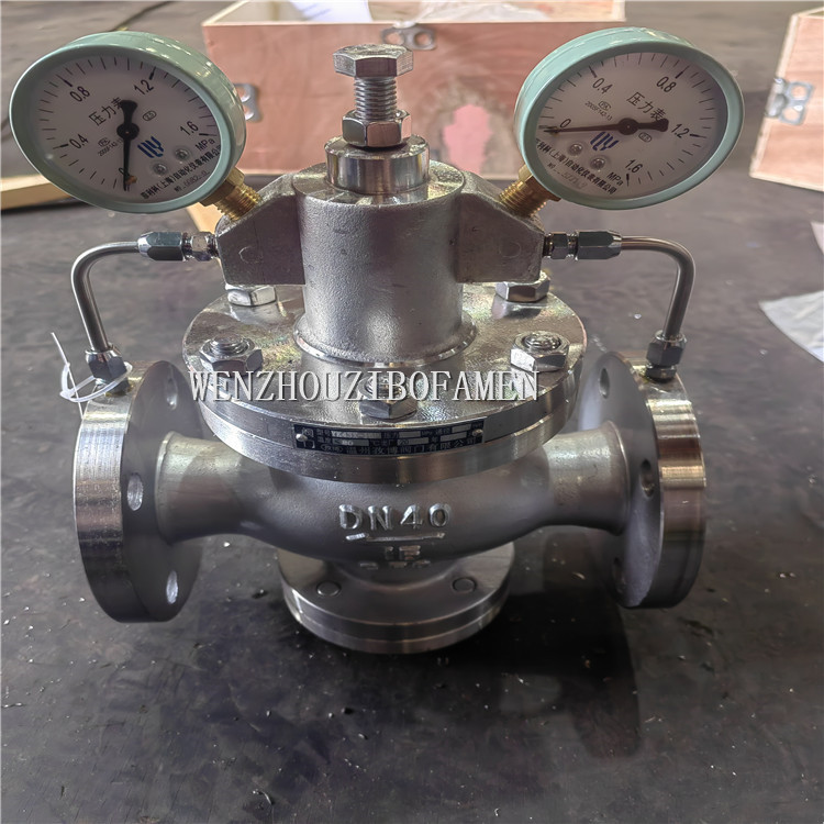 气体调压阀 YK43X-40P YK43F-40P 先导活塞式氮气 压缩空气减压阀