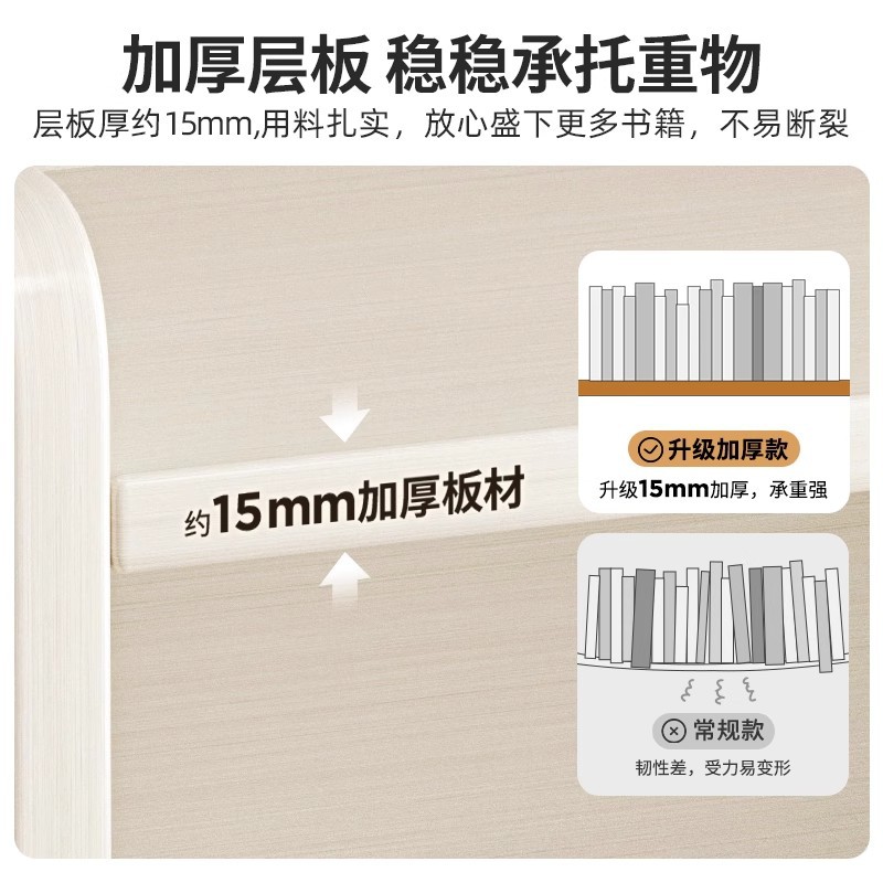 Estante para libros ilustrados de madera maciza Estante para niños Área de lectura para el hogar Estante de almacenamiento de juguetes Estante para libros para bebés Estante de almacenamiento simple Gabinete bajo