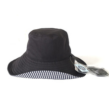日本防紫外线帽子女遮阳帽防晒双面渔夫帽夏季出游大檐遮脸太阳帽