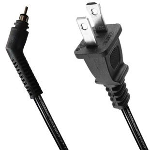Two-Core American Standard Rotating Tail Power Cord Hair Straightener Hair Dryer Plug Cord 2*0.75 Square Rotating Tail Power Cord