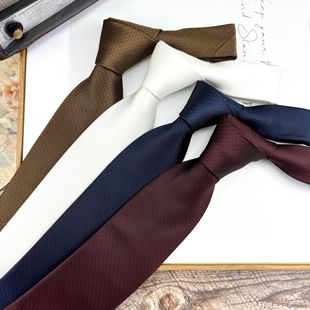 Retro Casual Clear Color Texture Tie Solid Color Men's Professional Dress Gentleman Working Groom Wedding Cafe Green
