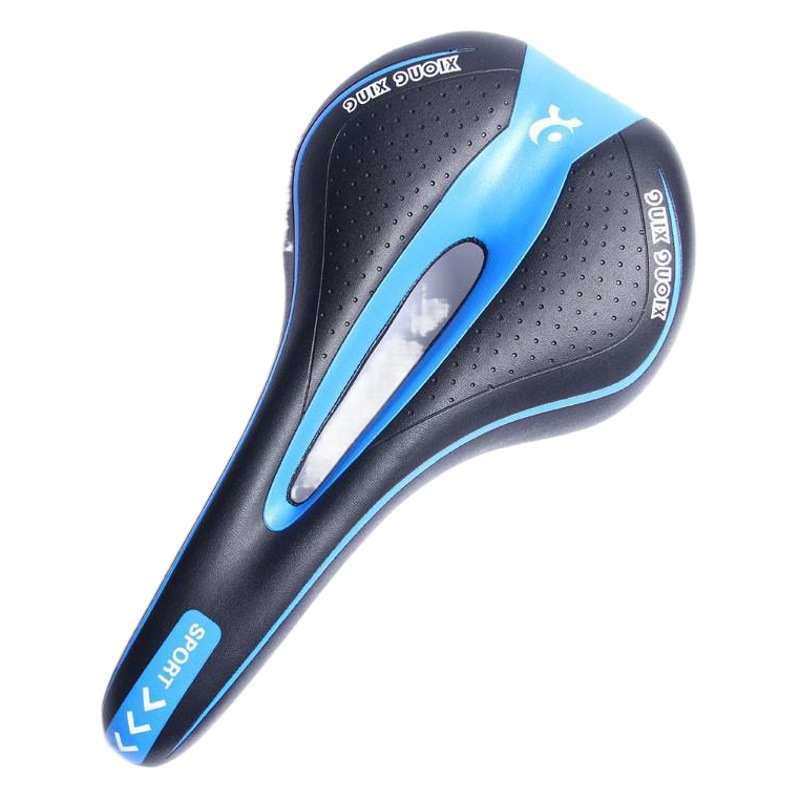 Mejorado xiongxing sillín bicicleta de montaña cojín del asiento hueco plegable accesorios para bicicletas equipo