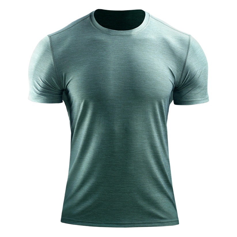 Ropa de entrenamiento casual manga corta Camiseta de entrenamiento para hombres ropa deportiva suelta superior media manga corriendo de secado rápido camiseta transpirable