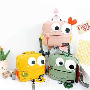 Children's Schoolbags Kindergarten 1-3-6 Years Old Lightweight and Cute Boys and Girls Backpacks Diving Material Water-Repellent Bags