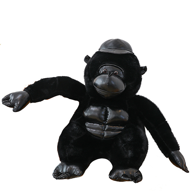 Simulación de dibujos animados gorila muñeca juguetes de peluche monos muñecas para niños muñecas tranquilizadoras regalo de cumpleaños