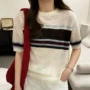 圆领夏季宽松拼色t恤