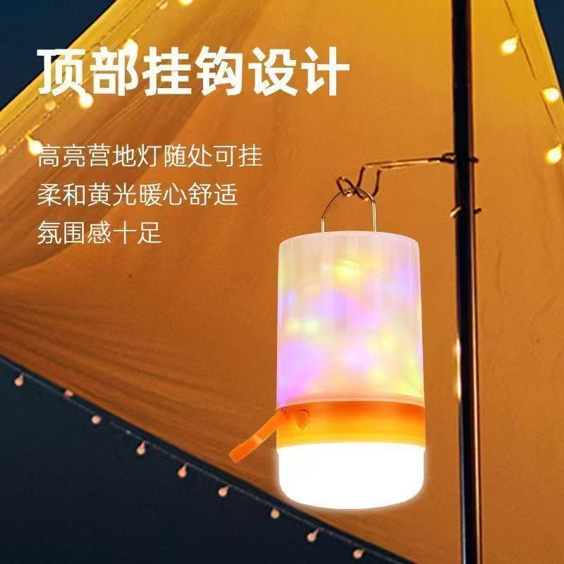 跨境新款led霓虹灯串天幕灯户外氛围灯摆摊超长续航装饰灯圣诞灯|undefined
