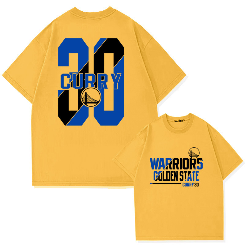 Warriors Uniform Curry Butler No. 30 Basketball Uniform Pure Cotton Short-Sleeved T-Shirt Men's American Jersey Youth Clothes Warriors Uniform Curry Butler No. 30 Basketball Uniform Pure Cotton Short-Sleeved T-Shirt Men's American Jersey Youth Clothes