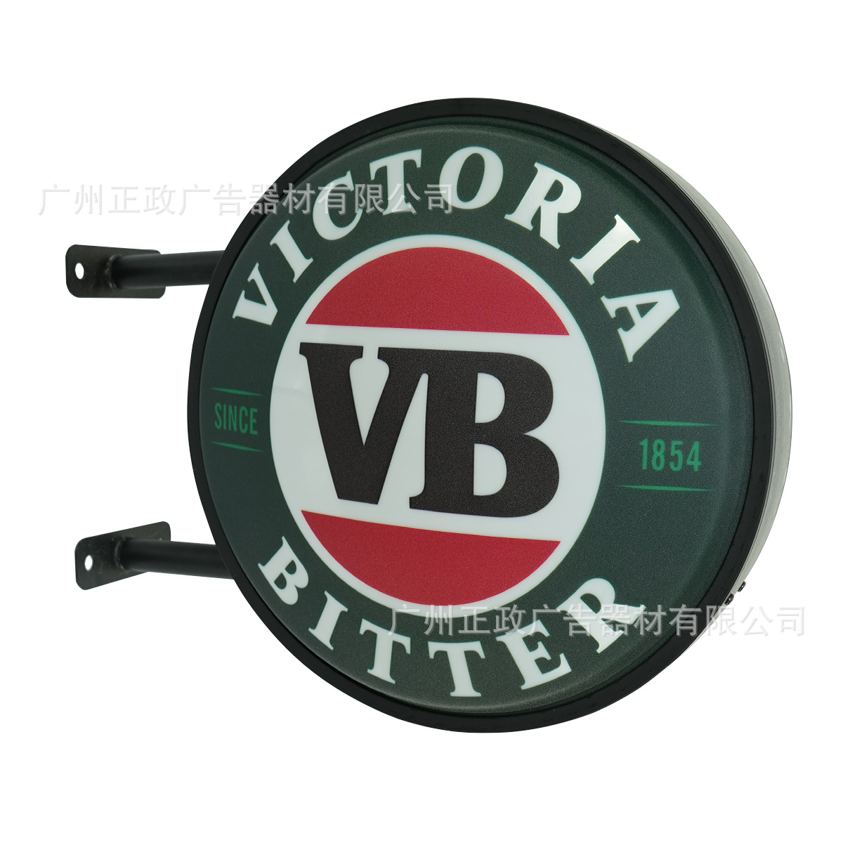 Acrylic outdoor round square double-sided blister light box