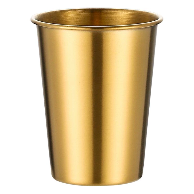 304 из нержавеющей стали пивные кружки ins промышленный ветер портативный открытый кемпинг однослойный стакан холодной воды с логотипом