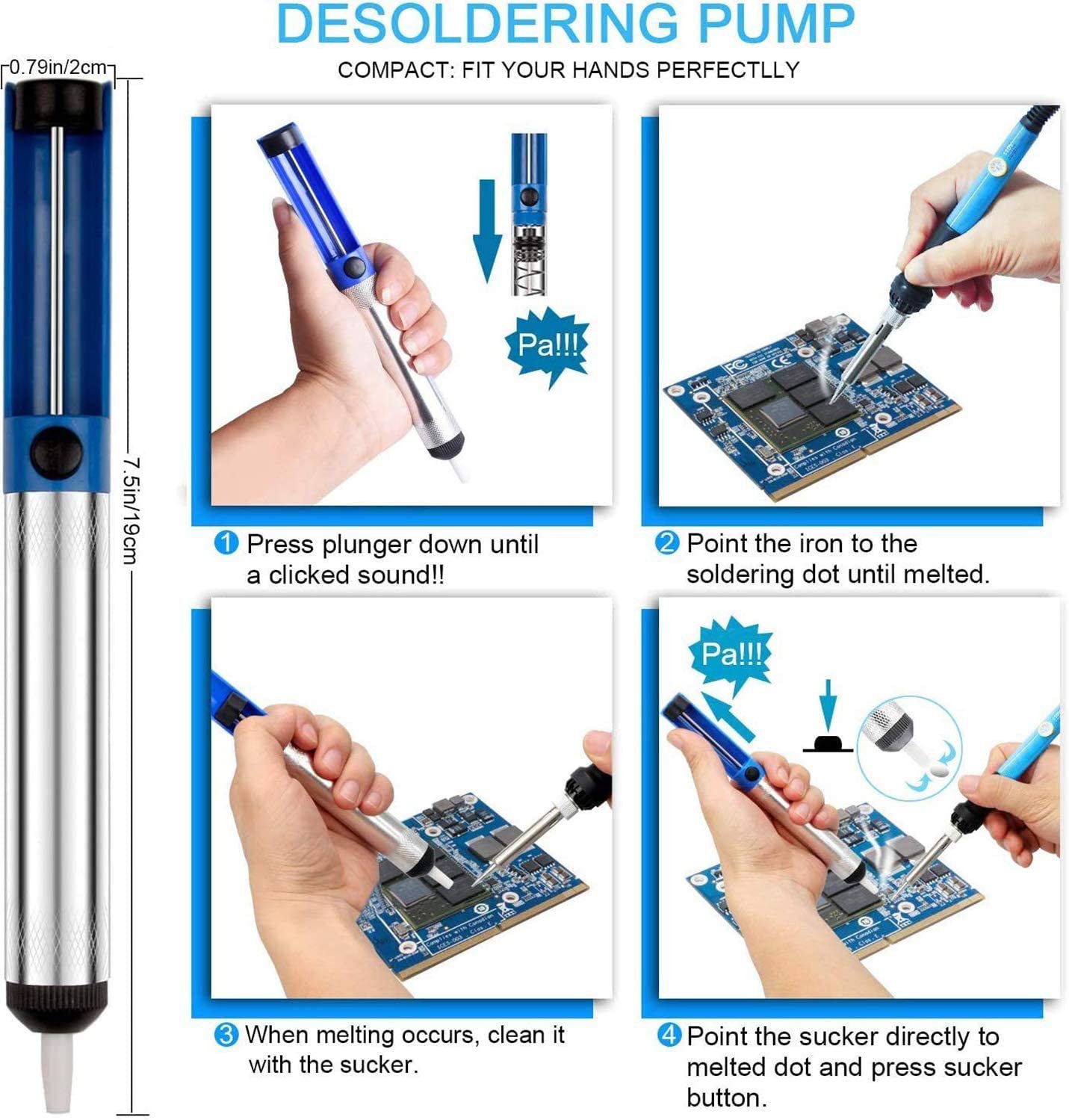 Electric Thermostat Soldering Iron Set