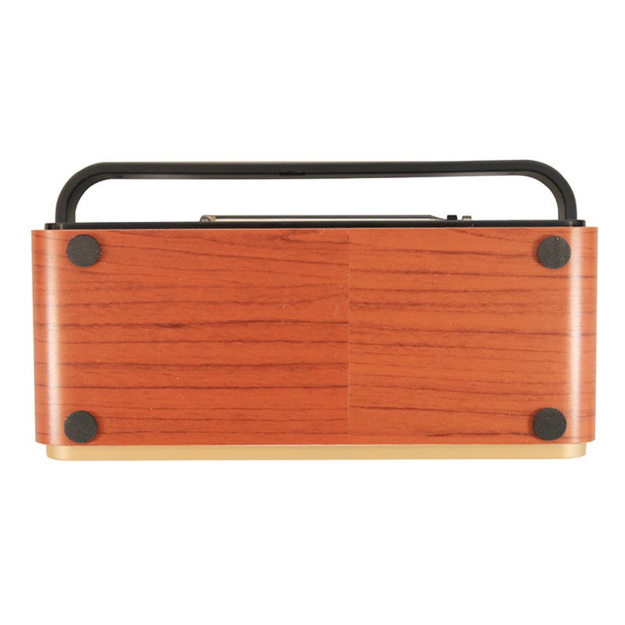 Los fabricantes venden tarjetas portátiles multibanda de grano de madera retro, radio con linterna recargable Bluetooth de alta calidad