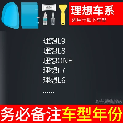 Rearview mirror rainproof sticker | Glass on Rainy Days - ideal-special-rearview-mirror-side-window-test-film-5-pieces-total