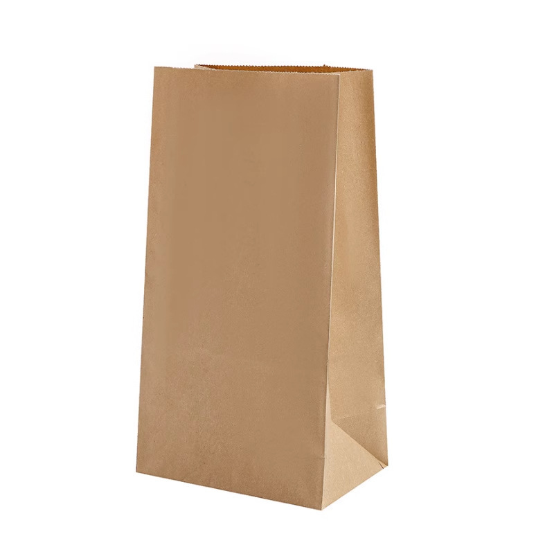 打包牛皮纸袋食品级包装袋冰箱果蔬收纳袋面包防油加厚纸袋子防水|undefined