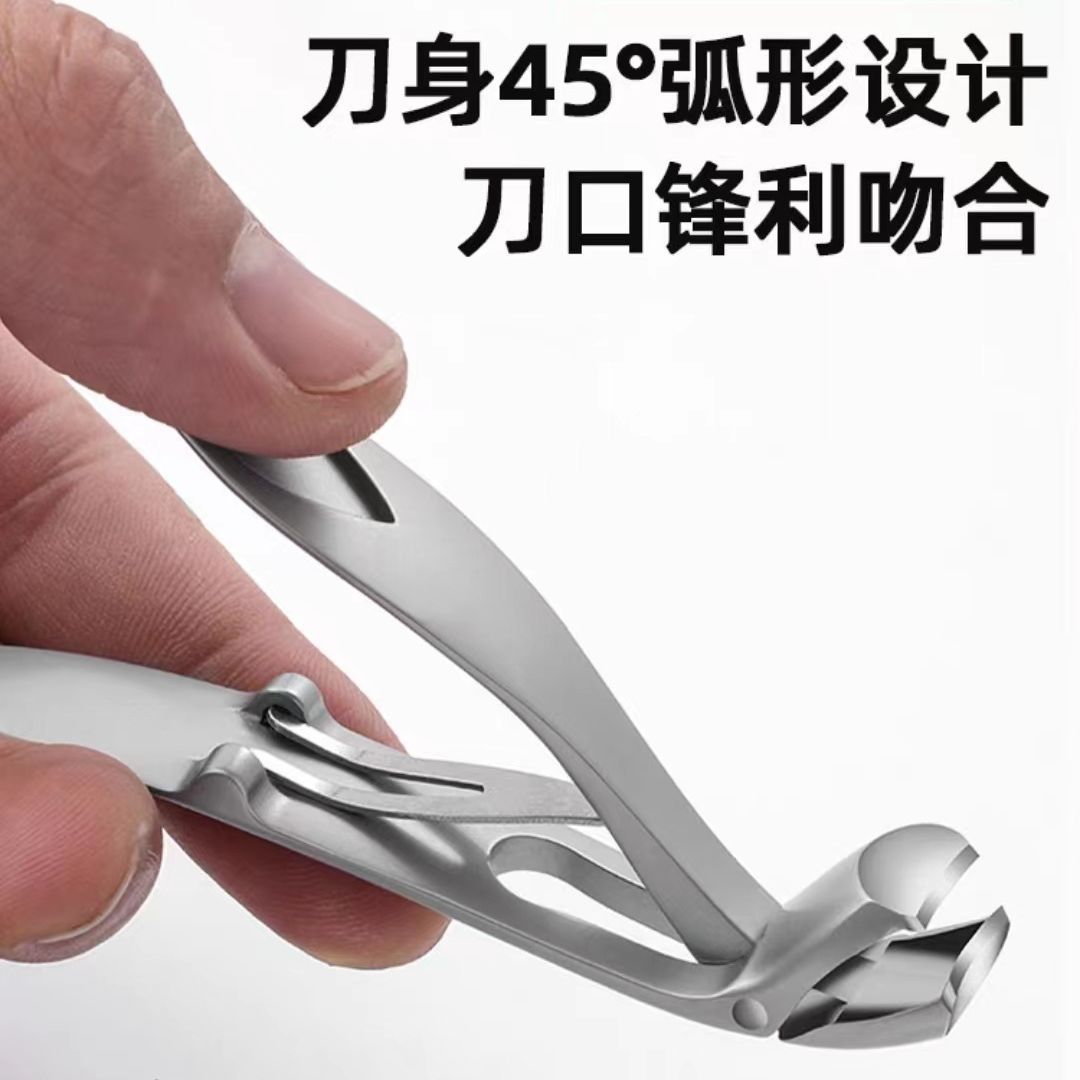 Nuevo codo cortaúñas de acero inoxidable polvo Die Casting cortaúñas gran apertura agarre cortaúñas traje