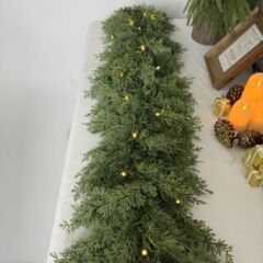 Amazon TEMU 造花ホット販売クリスマスグリーン装飾クリスマス籐暖炉ドアと窓ペンダント中庭