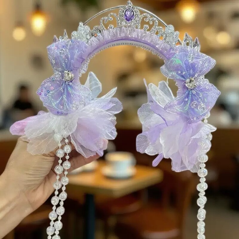 女童洛丽塔2025秋季新款公主裙儿童生日礼服连衣裙民族风蓬蓬裙子|undefined