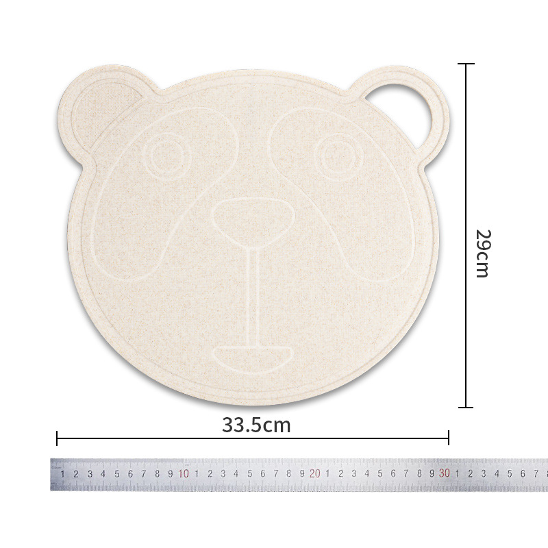 Junta de corte de frutas de grado alimenticio tablero de corte de verduras de doble cara cuchillo de cocina cuchillo de frutas doméstico tablero de escritorio conjunto