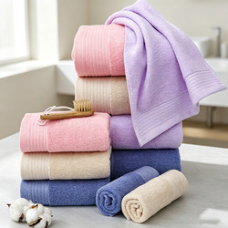 Mercan velvet towel mother-child set, more absorbent than pure cotton bath towel, two-piece set, soft and skin-friendly bath towel.