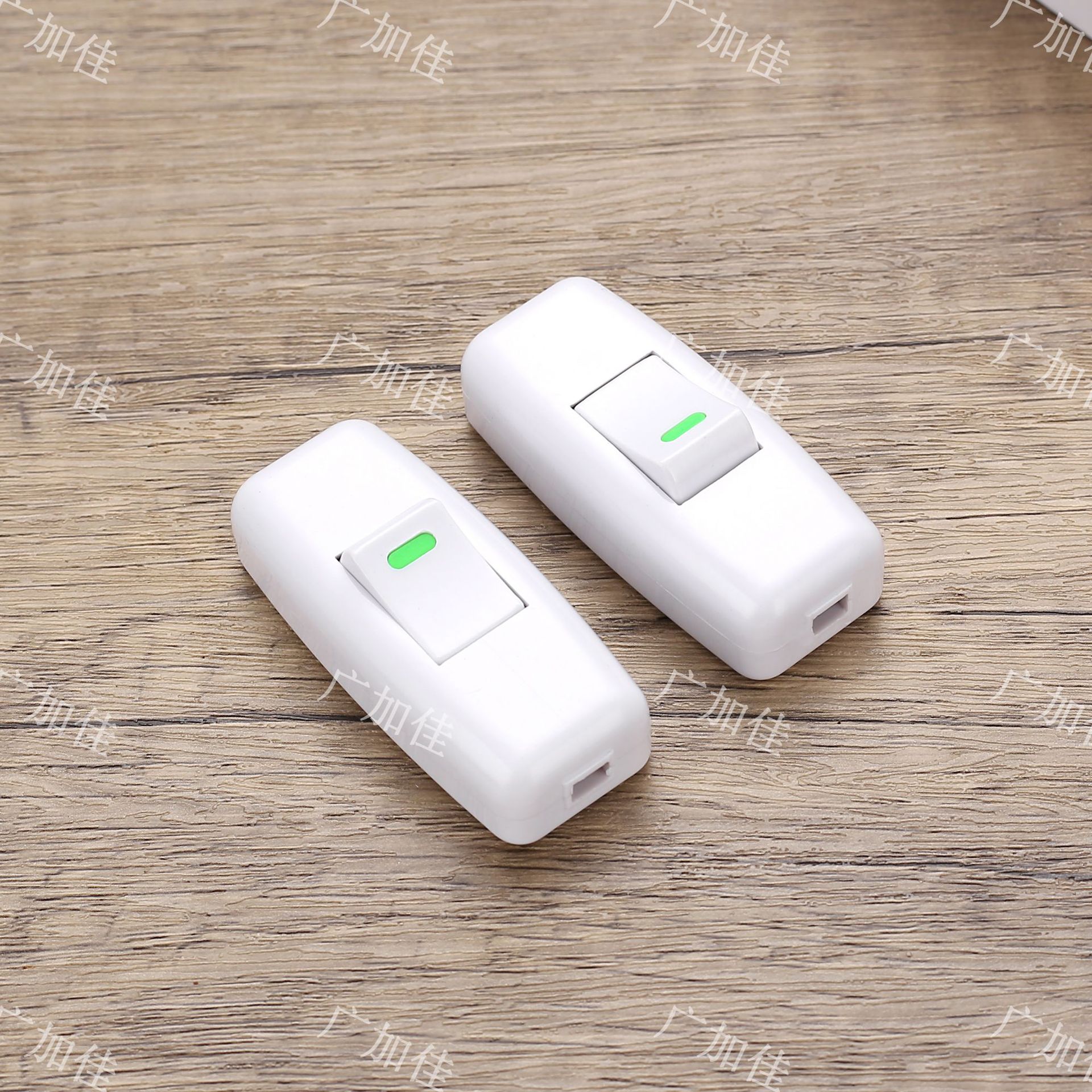 床头厂家批发加厚内部铜件翘板床头双出线按钮风扇手捏小船型开关