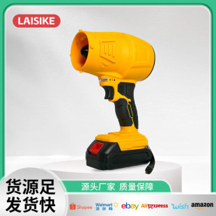 Cross-Border 21V High-Power Brushless Electric Hair Dryer Foreign Trade Lithium Battery Blower Household Multi-Function Dust Blower
