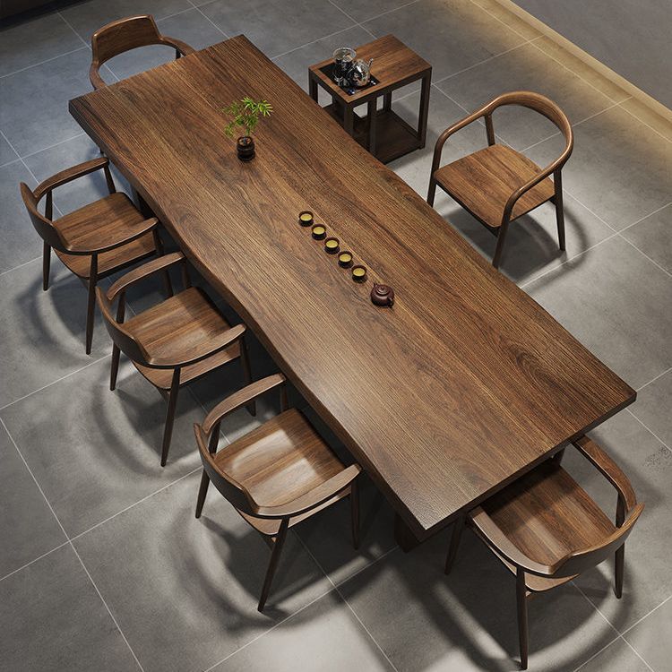 Internet Popular Tea Table Simple Solid Wood Tea Table Balcony Table and Chair Office Living Room Home Tea Table and Chair Combination suit