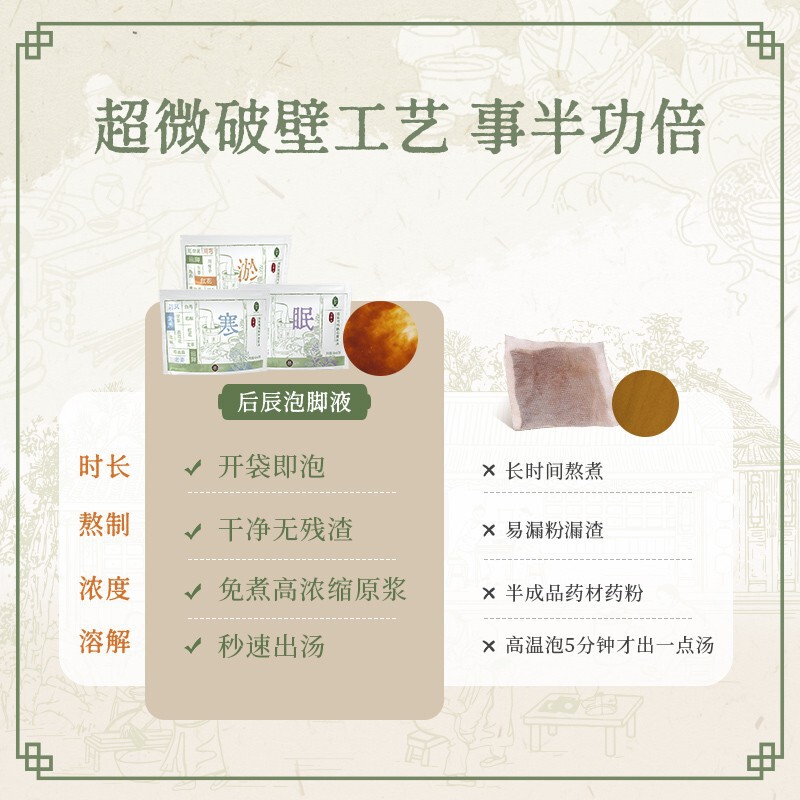 后辰泡脚液养生足浴液睡眠发汗暴汗草本非浓缩泡脚药包艾叶足浴包|undefined