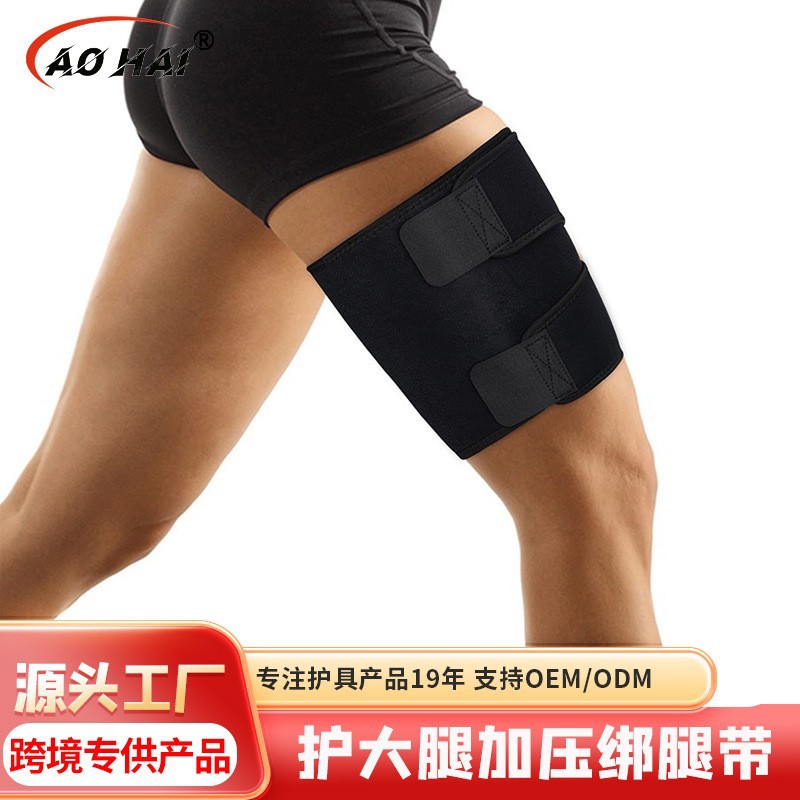 Amazon Thigh Protection Weightlifting Sports Protector Pressure Leg Guard Anti-muscle Strap Sports Breathable Leg Belt