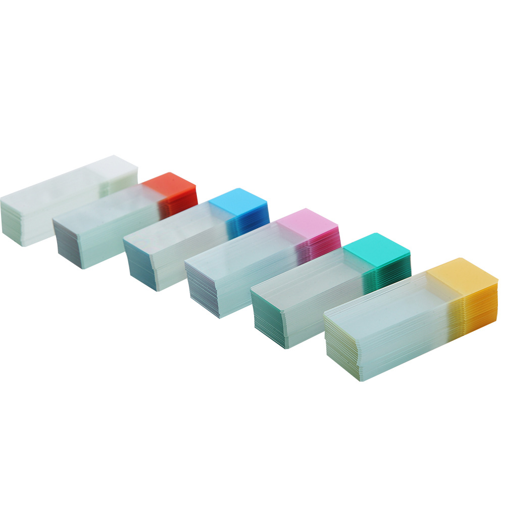 厂家销售高品质7109载玻片 彩色油漆片50片盒 颜色可选。