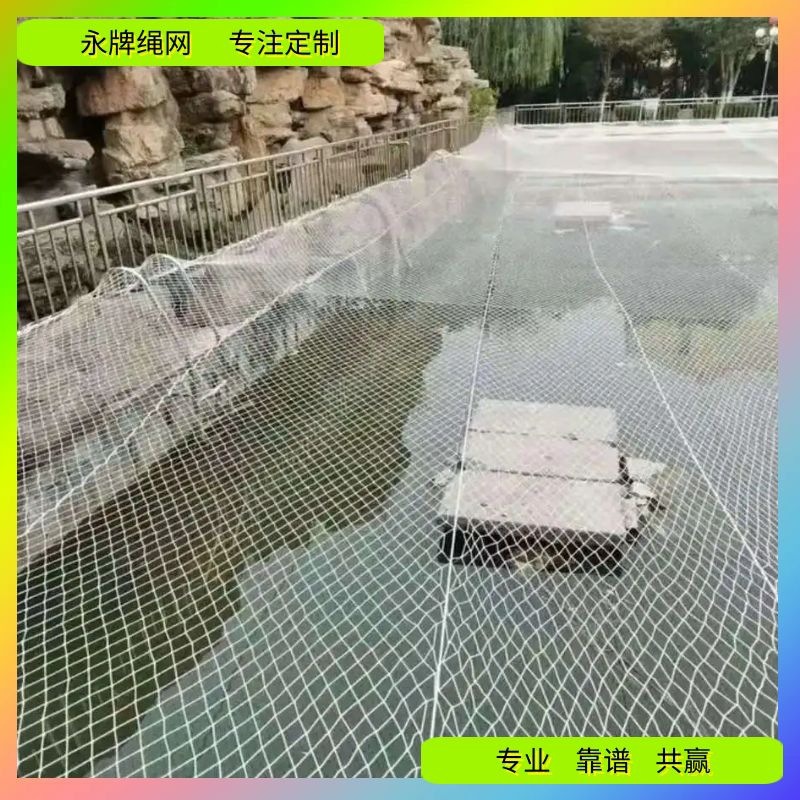 泳池防护网 五星级酒店游泳池防护网 抗老化尼龙渔池防护网厂