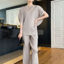 专柜品质2024夏季高端褶皱休闲时尚个性百搭不规则心形上衣pleats