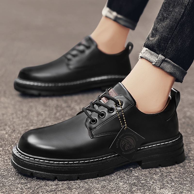 2023 Spring New Breathable Martin Boots For Men, Good Quality, Durable Work shoes, trendy low-top martin shoes_voghion.com