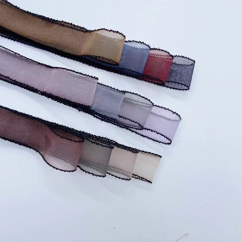 New online Korean solid color curve yarn ribbon hair accessories floral gift packaging clothing accessories shoes and hats