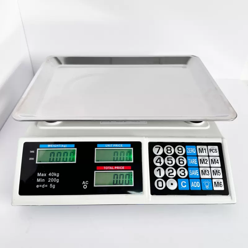 厂家直销525计价秤高精度电子秤卖菜专用秤西瓜秤双显小型台秤